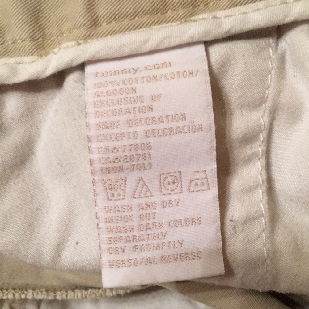 Tommy Hilfiger shorts khaki 100% cotton - Picture 7 of 7